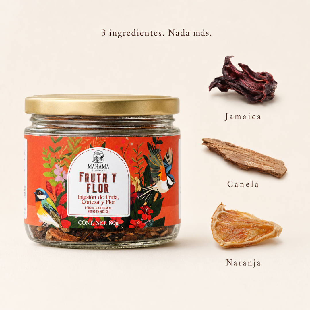 Infusión Digestiva de Jamaica y Canela Sin Azúcar | Mahama | 80g