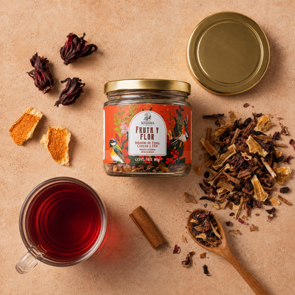 Infusión Digestiva de Jamaica y Canela Sin Azúcar | Mahama | 80g