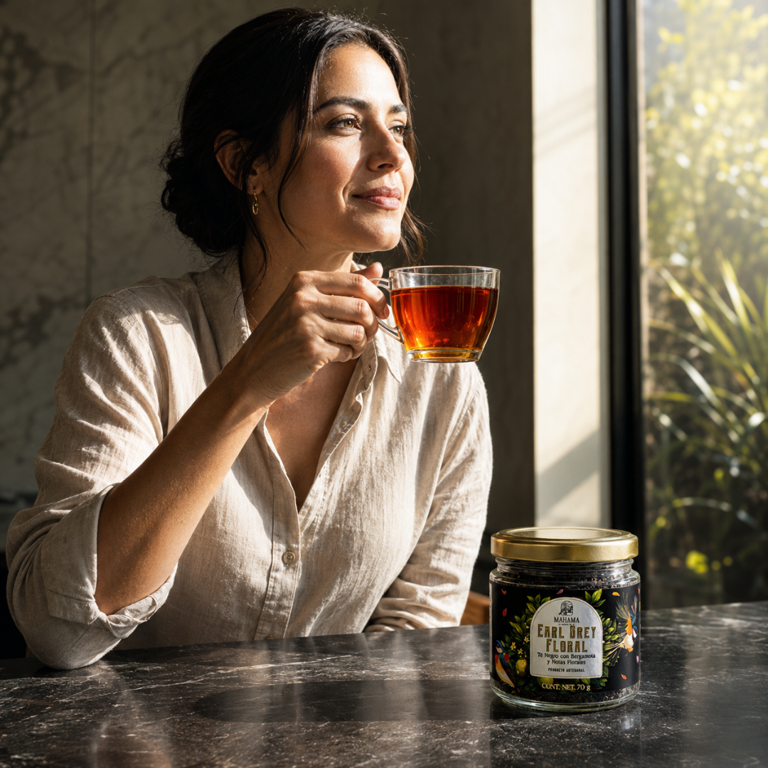 Earl Grey Floral con Bergamota Sin Azúcar | Mahama | 70g