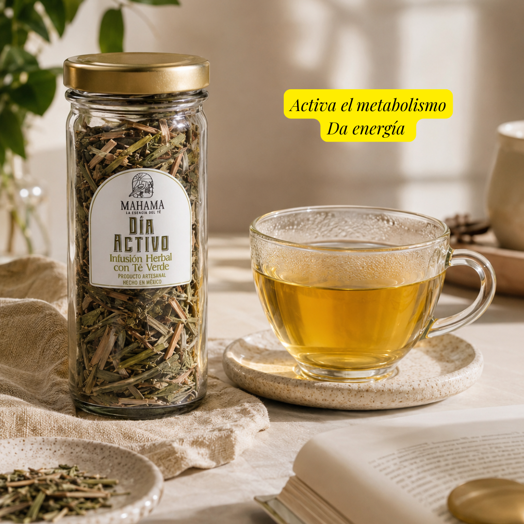 Día Activo — Infusión herbal energizante con té verde